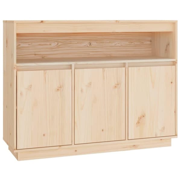 vidaXL Skjenk 104,5x34x80 cm heltre furu