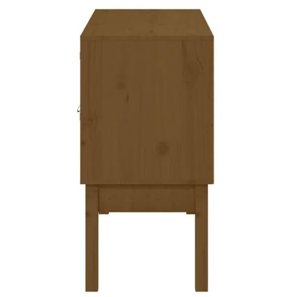 vidaXL Skjenk honningbrun 110x40x78 cm heltre furu