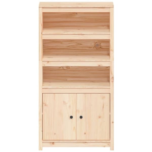 vidaXL Highboard 80x35x154 cm heltre furu