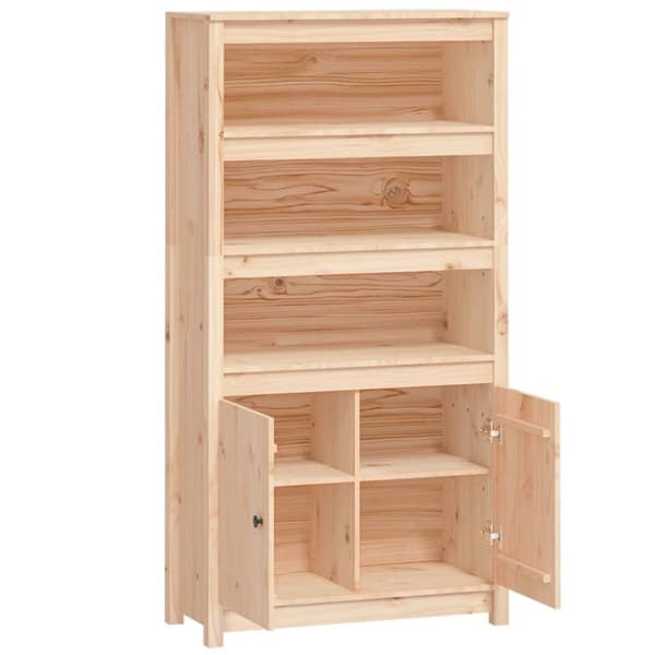 vidaXL Highboard 80x35x154 cm heltre furu
