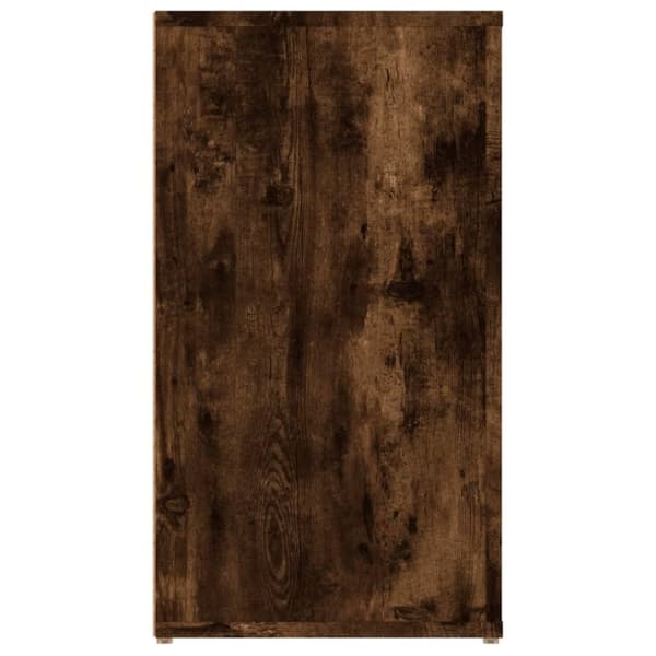 vidaXL Skjenk røkt eik 100x33x59,5 cm konstruert tre