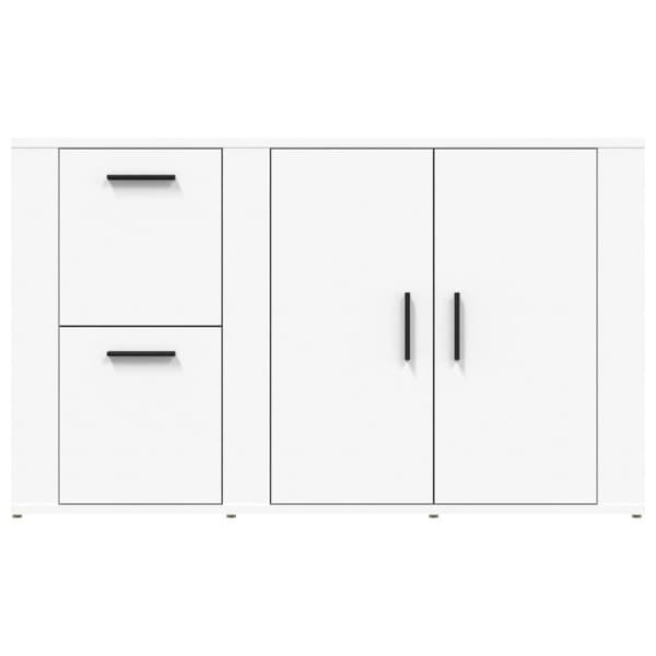 vidaXL Skänk vit 100x33x59,5 cm konstruerat trä