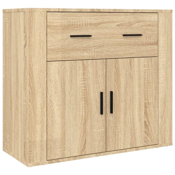 vidaXL Highboard sonoma eik konstruert tre