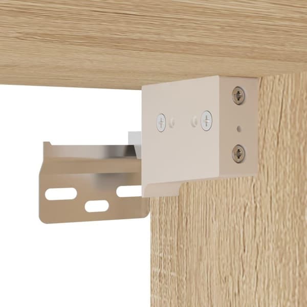 vidaXL Highboard sonoma eik konstruert tre