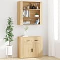 Miniatyrbilde 2 av 11: vidaXL Highboard sonoma eik konstruert tre
