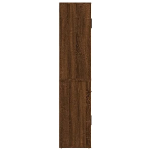 vidaXL Highboard brun eik konstruert tre