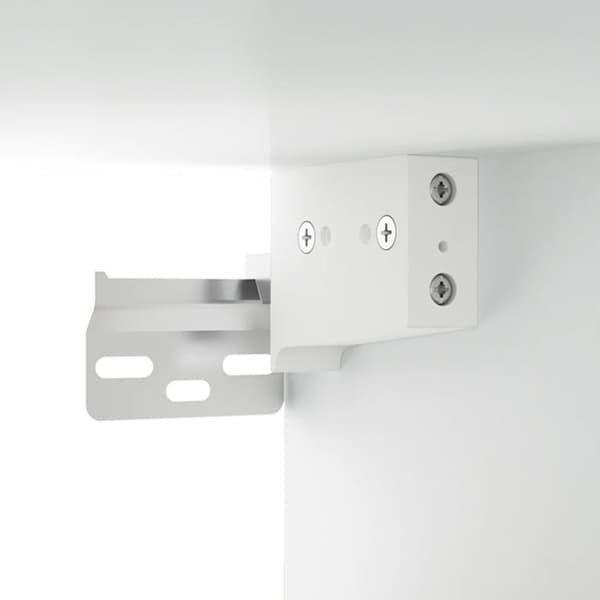vidaXL Highboard hvit konstruert tre