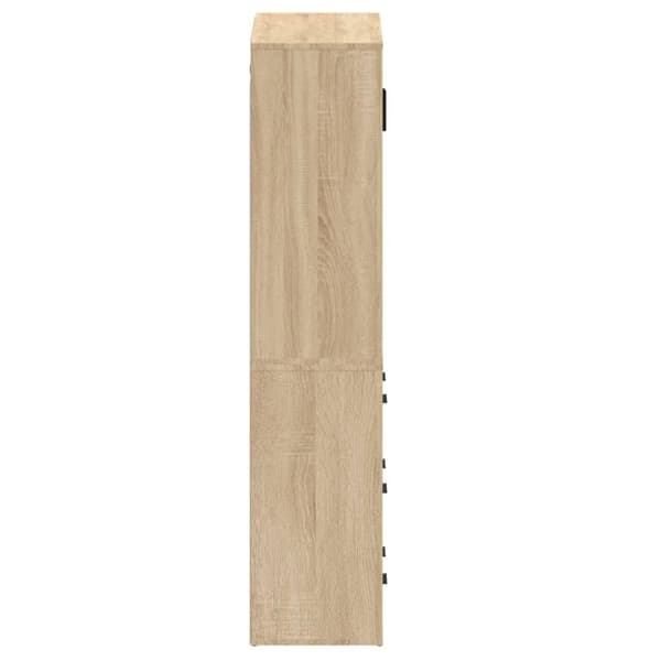 vidaXL Highboard sonoma eik konstruert tre