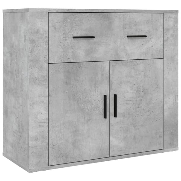 vidaXL Highboard betonggrå konstruert tre
