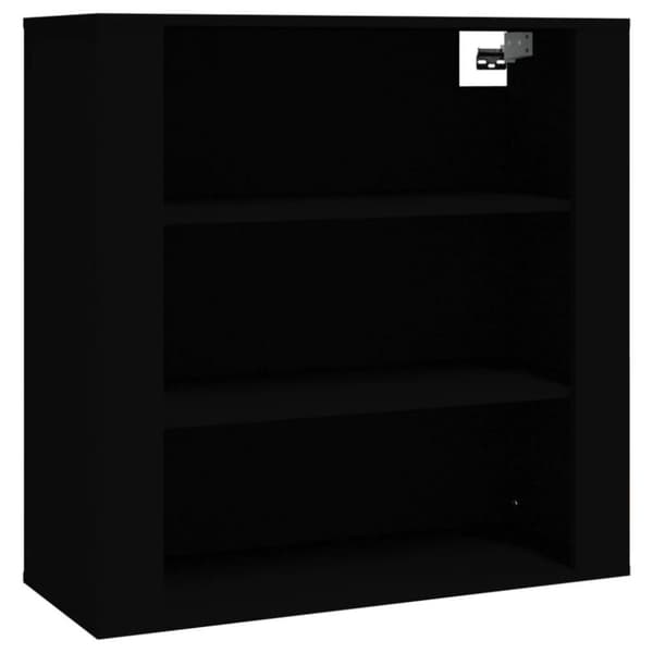 vidaXL Highboard svart konstruert tre