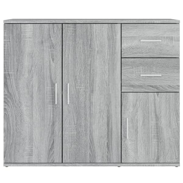 vidaXL Senkki harmaa Sonoma 91x29,5x75 cm tekninen puu
