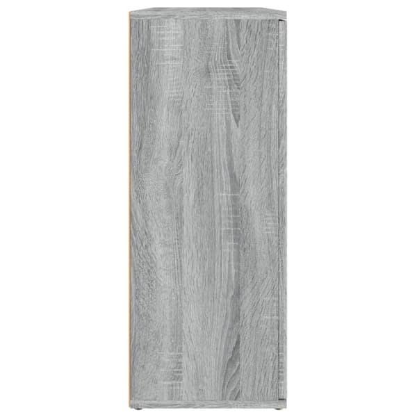 vidaXL Senkki harmaa Sonoma 91x29,5x75 cm tekninen puu
