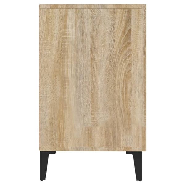 vidaXL Skänk sonoma-ek 100x36x60 cm konstruerat trä