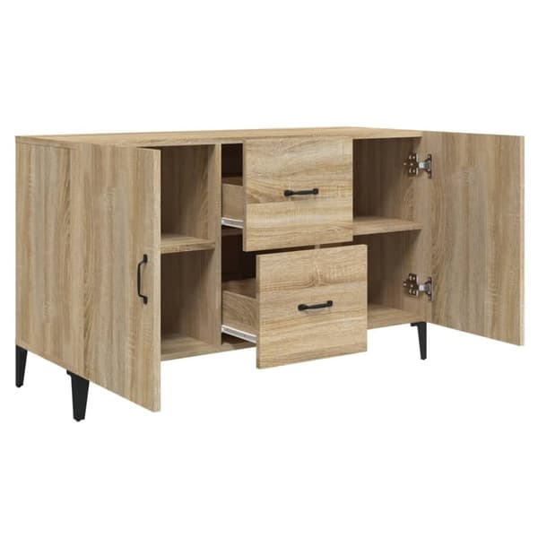 vidaXL Skänk sonoma-ek 100x36x60 cm konstruerat trä