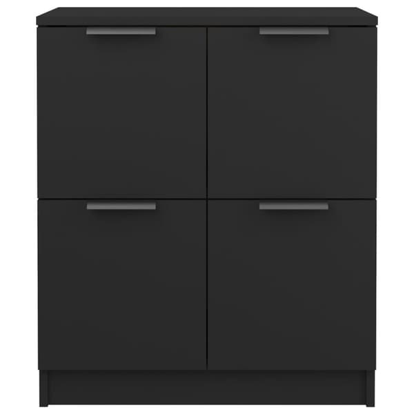 vidaXL Senkit 2 kpl musta 60x30x70 cm tekninen puu