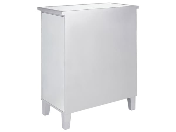 Lipasto hopea 60 x 71 x 35 cm lasi MDF puu akryyli 3 laatikkoa peilattu moderni tyyli