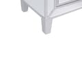 Pikkukuva 9 / 9: Lipasto hopea 60 x 71 x 35 cm lasi MDF puu akryyli 3 laatikkoa peilattu moderni tyyli