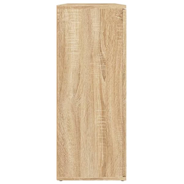 vidaXL Skänk sonoma-ek 91x29,5x75 cm konstruerat trä