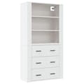 Miniatyrbilde 5 av 11: vidaXL Highboard hvit konstruert tre
