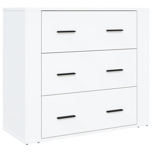 vidaXL Highboard hvit konstruert tre