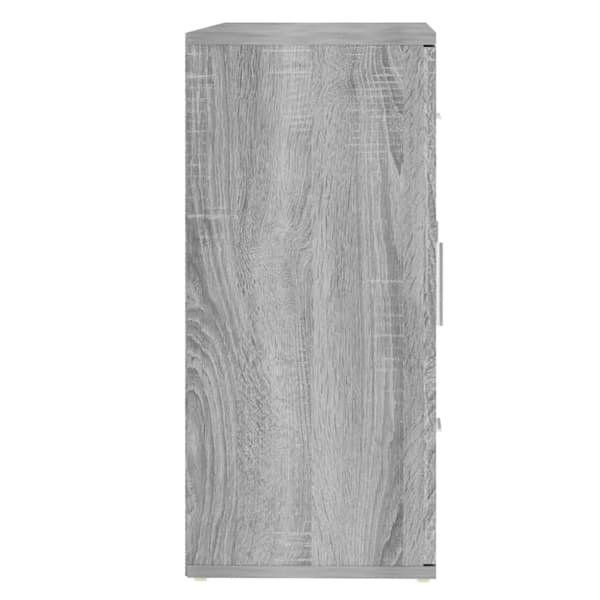 vidaXL Skjenk grå sonoma 91x29,5x65 cm konstruert tre