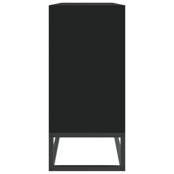 vidaXL Skjenk svart 105x30x65 cm konstruert tre