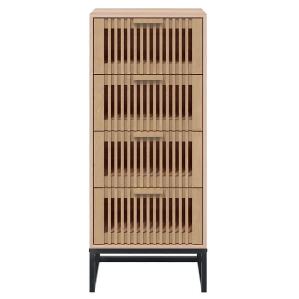 vidaXL kommode 40x30x95 cm konstrueret træ