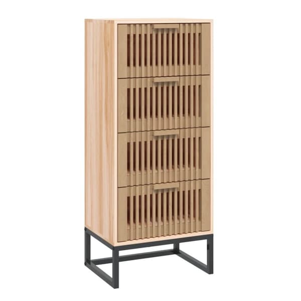 vidaXL kommode 40x30x95 cm konstrueret træ