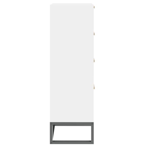 vidaXL kommode 40x30x95 cm konstrueret træ hvid