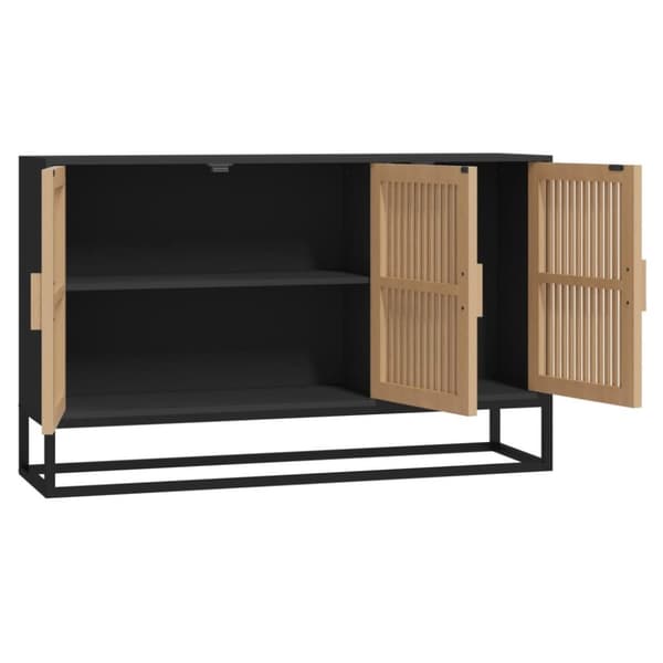 vidaXL Senkki musta 105x30x65 cm tekninen puu