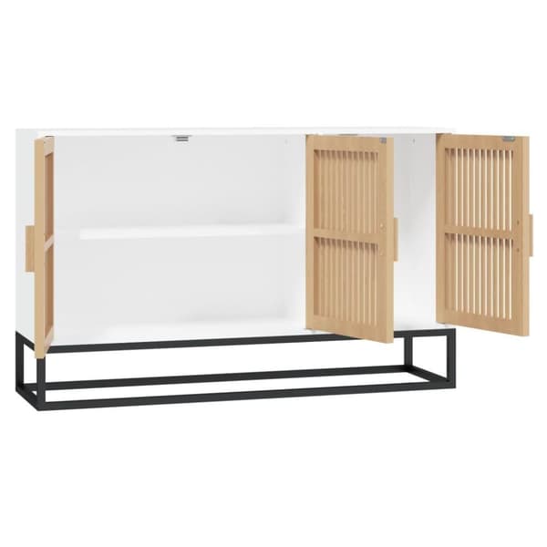 vidaXL Senkki valkoinen 105x30x65 cm tekninen puu