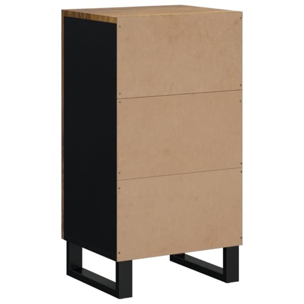 vidaXL Senkki ovella 40x31x75 cm täysi mangopuu
