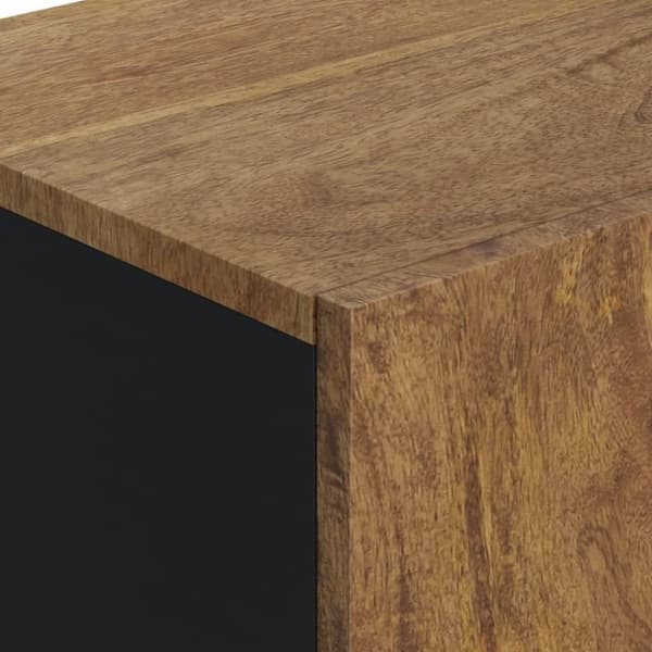 vidaXL Senkki ovella 40x31x75 cm täysi mangopuu