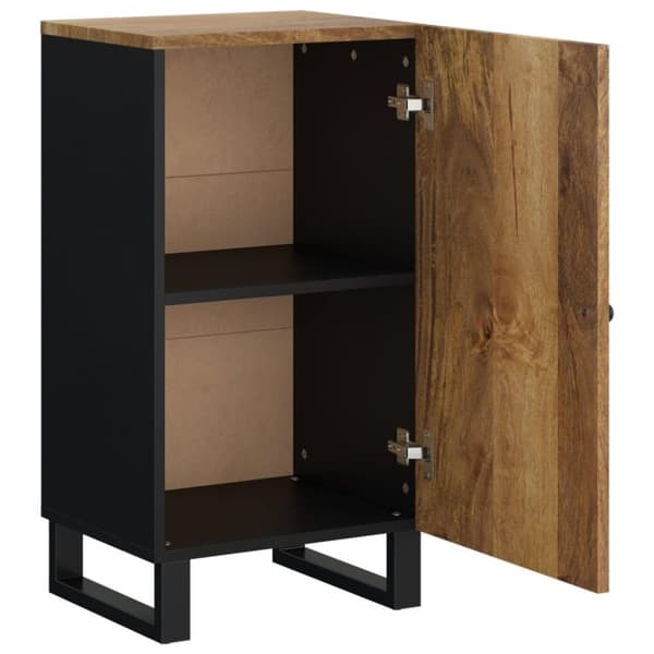 vidaXL Skjenk med dør 40x31x75 cm heltre mango