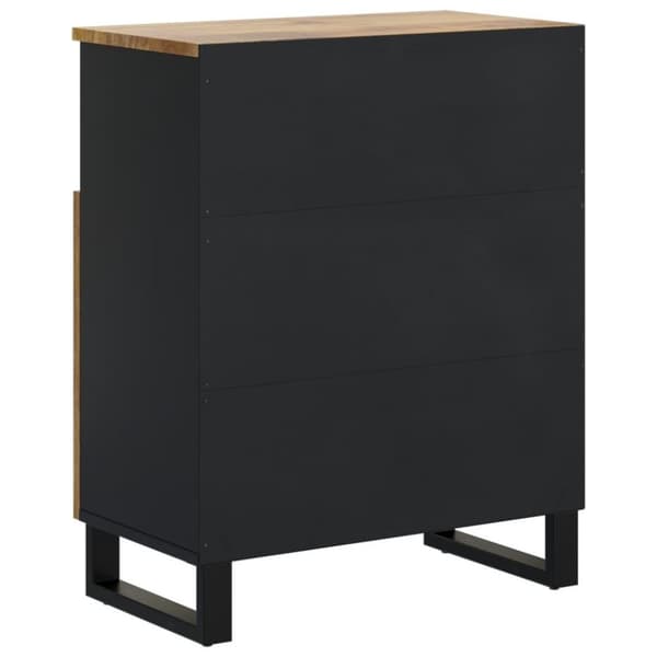 vidaXL Skjenk med 2 dører 60x33x75 cm heltre mango
