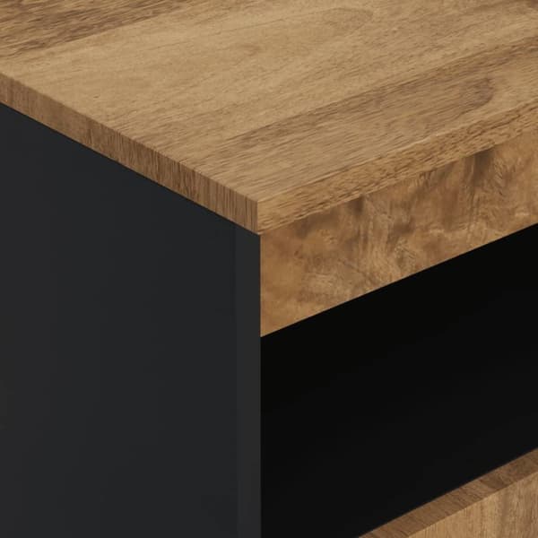 vidaXL Skjenk med 2 dører 60x33x75 cm heltre mango