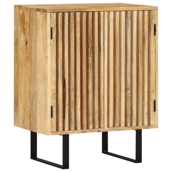 vidaXL Skjenk med 2 dører 55x35x70 cm heltre mango