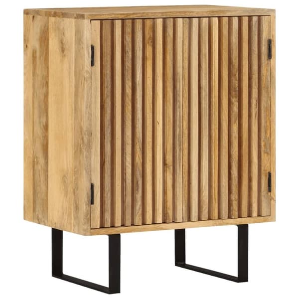 vidaXL Skjenk med 2 dører 55x35x70 cm heltre mango