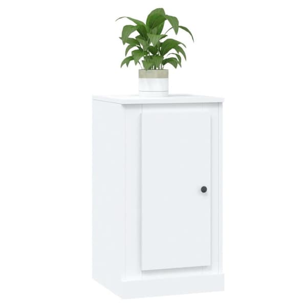 vidaXL Skänk vit 37,5x35,5x67,5 cm konstruerat trä