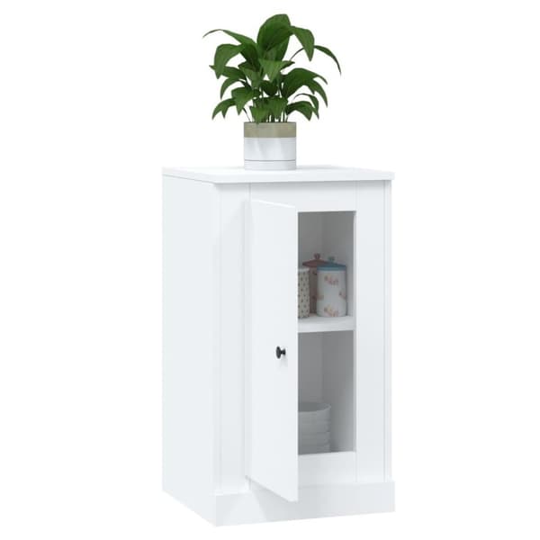 vidaXL Skänk vit 37,5x35,5x67,5 cm konstruerat trä