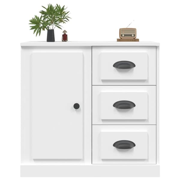 vidaXL skænk 70x35,5x67,5 cm konstrueret træ hvid