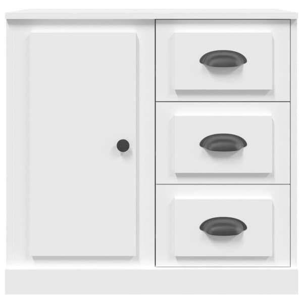 vidaXL skænk 70x35,5x67,5 cm konstrueret træ hvid