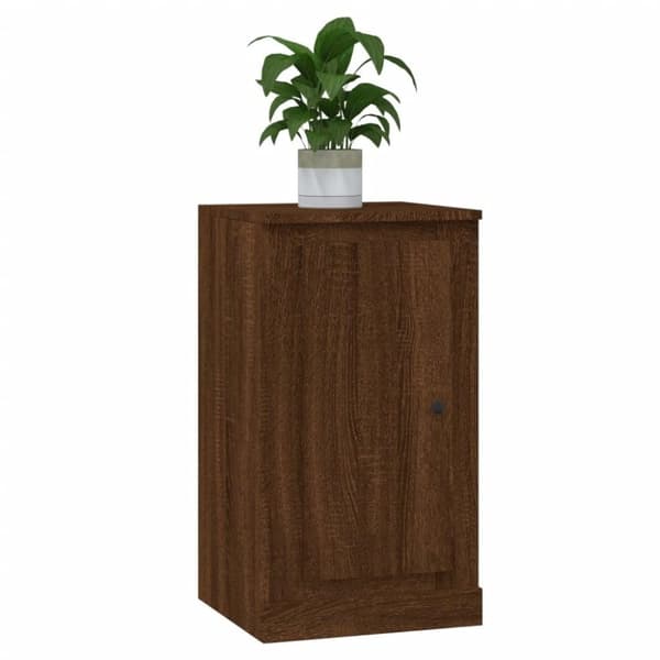 vidaXL Senkit 2 kpl ruskea tammi 37,5x35,5x67,5 cm tekninen puu