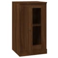 Pikkukuva 7 / 10: vidaXL Senkit 2 kpl ruskea tammi 37,5x35,5x67,5 cm tekninen puu