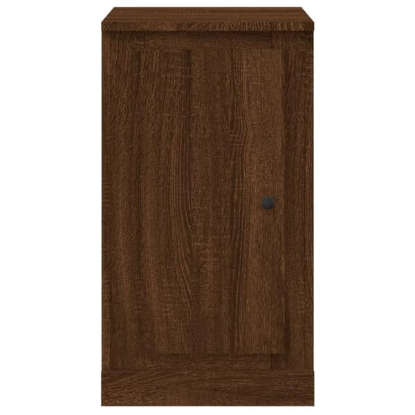 vidaXL Senkit 2 kpl ruskea tammi 37,5x35,5x67,5 cm tekninen puu