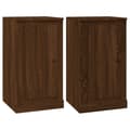 Pikkukuva 1 / 10: vidaXL Senkit 2 kpl ruskea tammi 37,5x35,5x67,5 cm tekninen puu