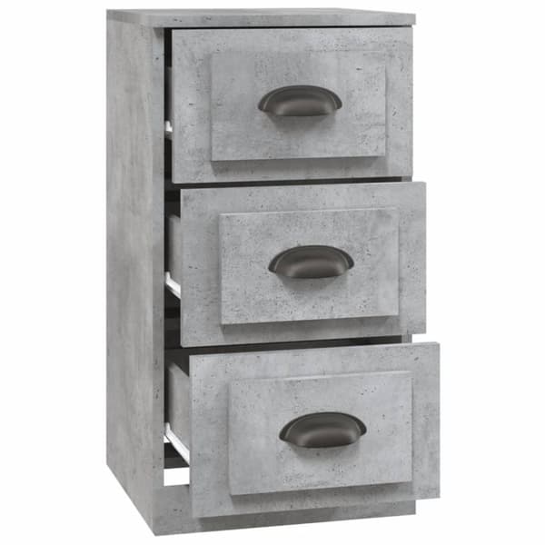 vidaXL skænk 36x35,5x67,5 cm konstrueret træ betongrå