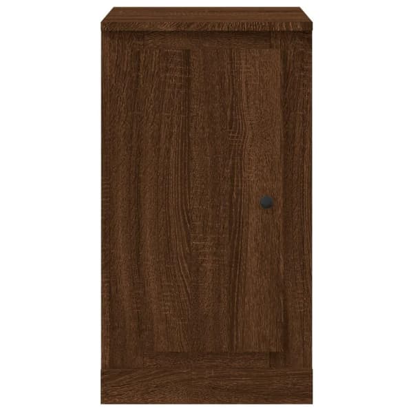 vidaXL skænk 37,5x35,5x67,5 cm konstrueret træ brun egetræsfarve