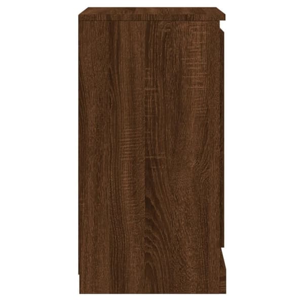 vidaXL skænk 37,5x35,5x67,5 cm konstrueret træ brun egetræsfarve