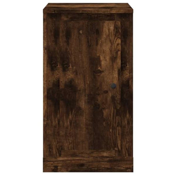 vidaXL Skjenk røkt eik 37,5x35,5x67,5 cm konstruert tre